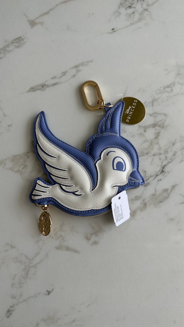 Bath & Body Works Disney Princess Snow White Blue Bird Coin Purse NWT Charm